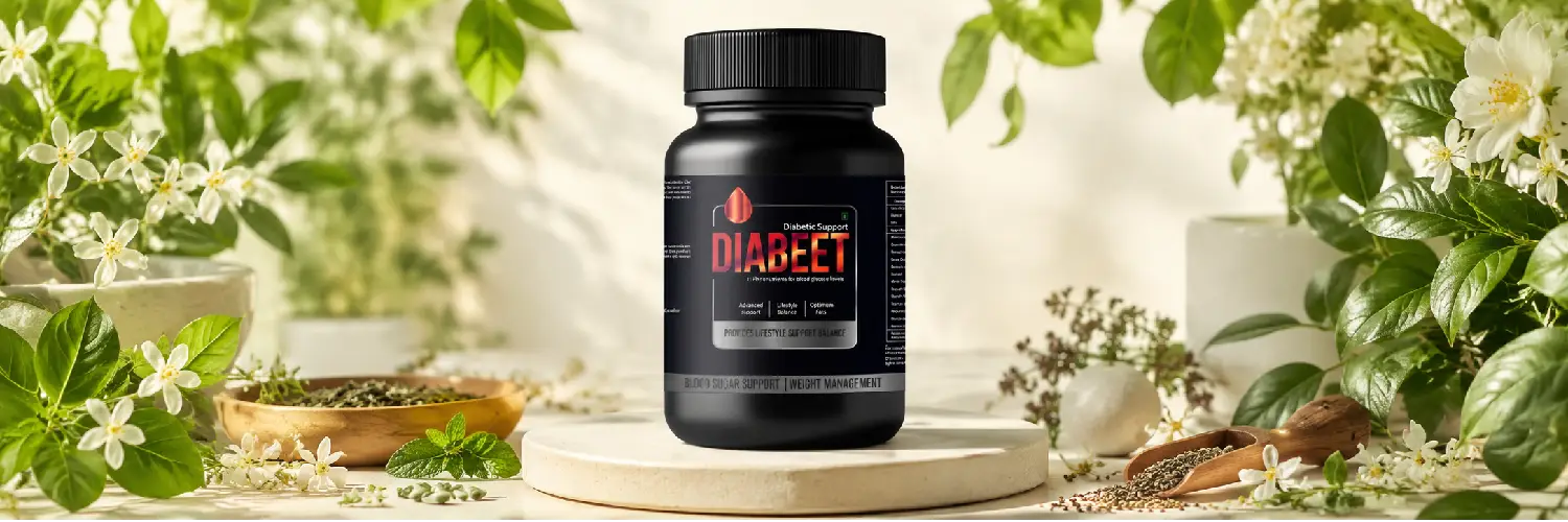 Diabeet natural herbal support banner